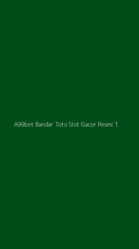 Tampilan Antarmuka Aplikasi A99bet Bandar Toto Slot Gacor Resmi - 1
