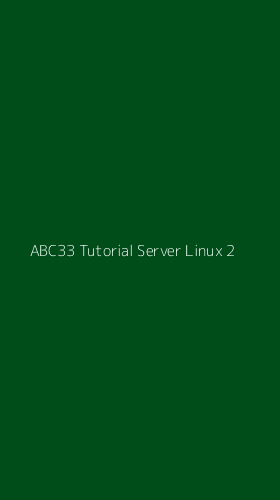 Tampilan Antarmuka Aplikasi Abc33 Tutorial Server Linux - 2