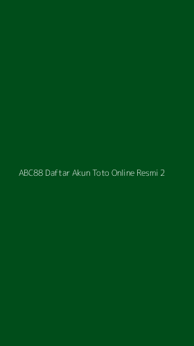 Tampilan Antarmuka Aplikasi Abc88 Daftar Akun Toto Online Resmi - 2