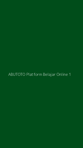Tampilan Antarmuka Aplikasi Abutoto Platform Belajar Online - 1