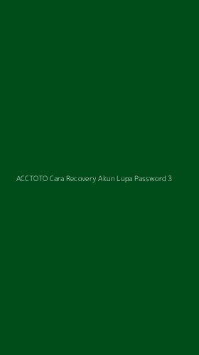 Tampilan Antarmuka Aplikasi Acctoto Cara Recovery Akun Lupa Password - 3