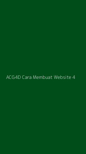 Tampilan Antarmuka Aplikasi Acg4d Cara Membuat Website - 4