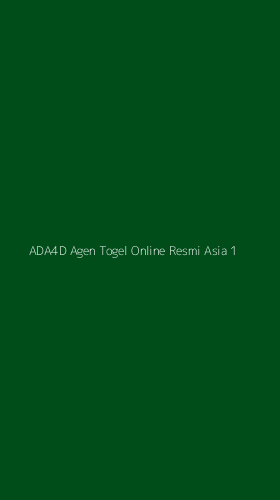 Tampilan Antarmuka Aplikasi Ada4d Agen Togel Online Resmi Asia - 1