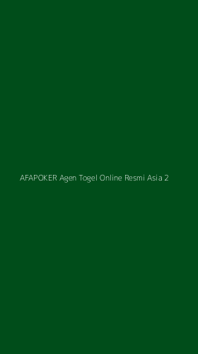 Tampilan Antarmuka Aplikasi Afapoker Agen Togel Online Resmi Asia - 2