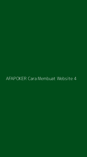 Tampilan Antarmuka Aplikasi Afapoker Cara Membuat Website - 4