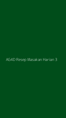 Tampilan Antarmuka Aplikasi Ag4d Resep Masakan Harian - 3