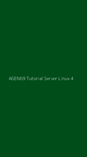 Tampilan Antarmuka Aplikasi Agen69 Tutorial Server Linux - 4