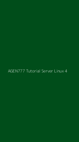 Tampilan Antarmuka Aplikasi Agen777 Tutorial Server Linux - 4