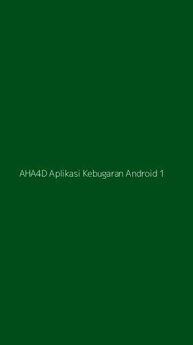 Tampilan Antarmuka Aplikasi Aha4d Aplikasi Kebugaran Android - 1