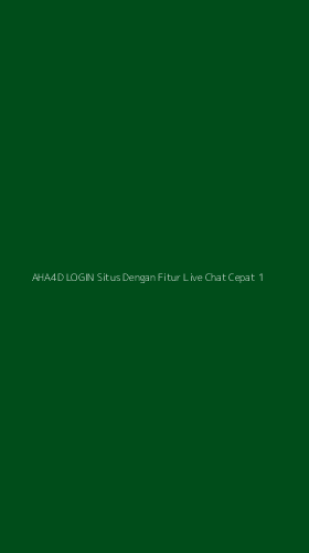 Tampilan Antarmuka Aplikasi Aha4d Login Situs Dengan Fitur Live Chat Cepat - 1