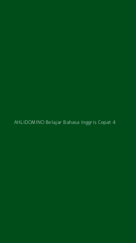 Tampilan Antarmuka Aplikasi Ahlidomino Belajar Bahasa Inggris Cepat - 4