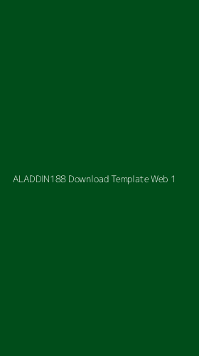 Tampilan Antarmuka Aplikasi Aladdin188 Download Template Web - 1