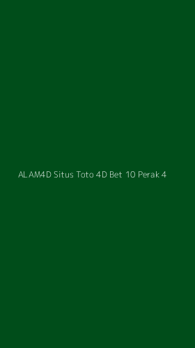 Tampilan Antarmuka Aplikasi Alam4d Situs Toto 4d Bet 10 Perak - 4