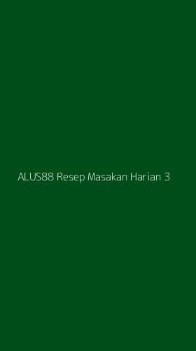 Tampilan Antarmuka Aplikasi Alus88 Resep Masakan Harian - 3