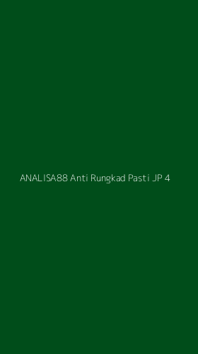 Tampilan Antarmuka Aplikasi Analisa88 Anti Rungkad Pasti Jp - 4