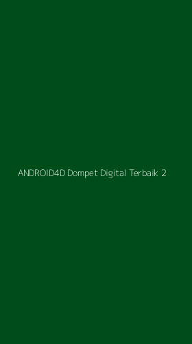 Tampilan Antarmuka Aplikasi Android4d Dompet Digital Terbaik - 2