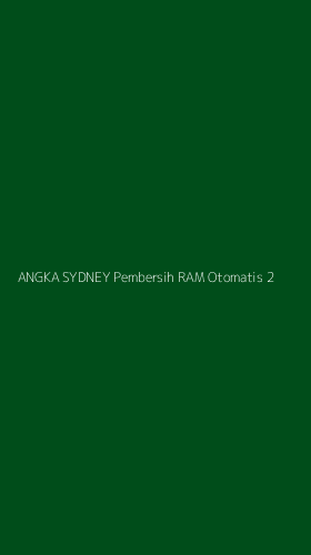Tampilan Antarmuka Aplikasi Angka Sydney Pembersih Ram Otomatis - 2