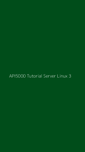Tampilan Antarmuka Aplikasi Api5000 Tutorial Server Linux - 3