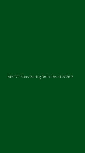 Tampilan Antarmuka Aplikasi Apk777 Situs Gaming Online Resmi 2026 - 3