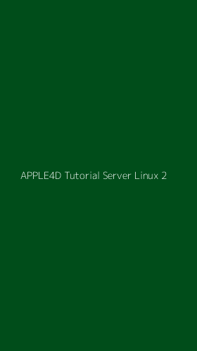 Tampilan Antarmuka Aplikasi Apple4d Tutorial Server Linux - 2