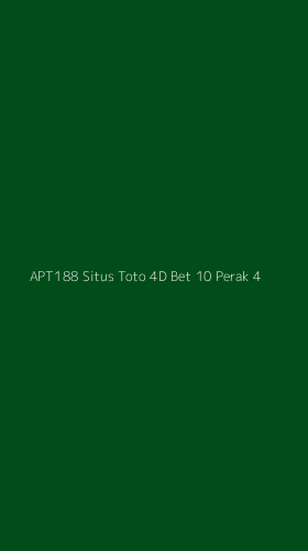 Tampilan Antarmuka Aplikasi Apt188 Situs Toto 4d Bet 10 Perak - 4