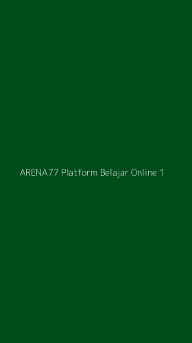 Tampilan Antarmuka Aplikasi Arena77 Platform Belajar Online - 1