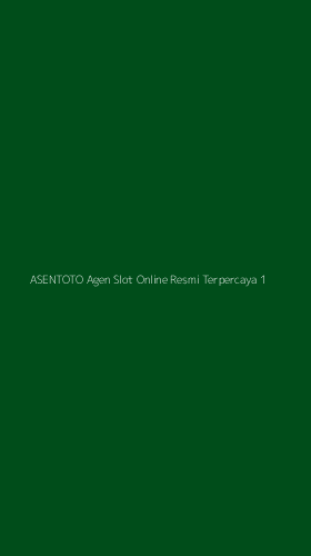 Tampilan Antarmuka Aplikasi Asentoto Agen Slot Online Resmi Terpercaya - 1
