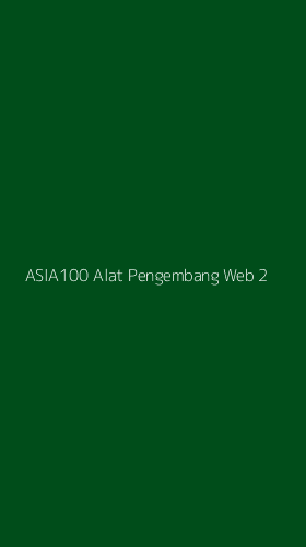Tampilan Antarmuka Aplikasi Asia100 Alat Pengembang Web - 2