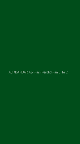 Tampilan Antarmuka Aplikasi Asikbandar Aplikasi Pendidikan Lite - 2