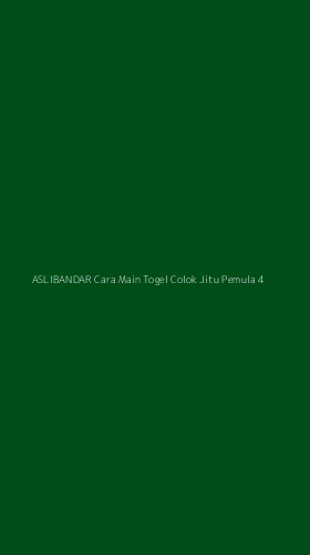 Tampilan Antarmuka Aplikasi Aslibandar Cara Main Togel Colok Jitu Pemula - 4