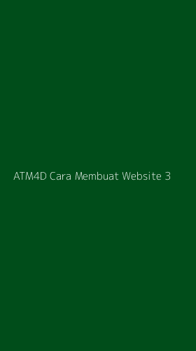 Tampilan Antarmuka Aplikasi Atm4d Cara Membuat Website - 3
