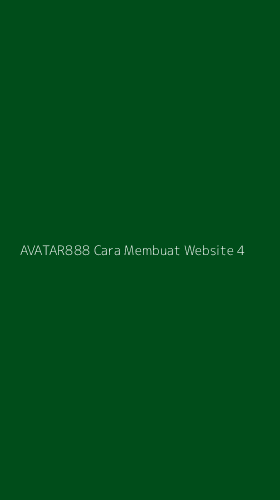 Tampilan Antarmuka Aplikasi Avatar888 Cara Membuat Website - 4