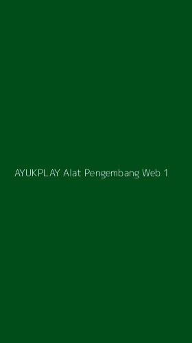 Tampilan Antarmuka Aplikasi Ayukplay Alat Pengembang Web - 1