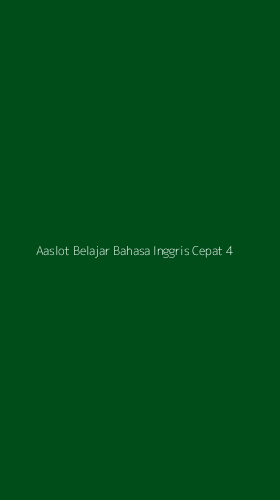 Tampilan Antarmuka Aplikasi Aaslot Belajar Bahasa Inggris Cepat - 4