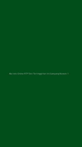Tampilan Antarmuka Aplikasi Abctoto Online Rtp Slot Tertinggi Hari Ini Gampang Maxwin - 1