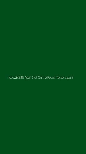 Tampilan Antarmuka Aplikasi Abcwin386 Agen Slot Online Resmi Terpercaya - 3