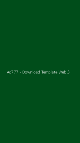 Tampilan Antarmuka Aplikasi Ac777 - Download Template Web - 3
