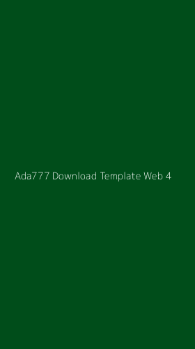 Tampilan Antarmuka Aplikasi Ada777 Download Template Web - 4