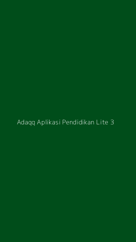 Tampilan Antarmuka Aplikasi Adaqq Aplikasi Pendidikan Lite - 3