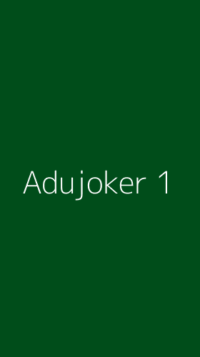 Tampilan Antarmuka Aplikasi Adujoker - 1