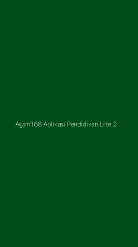 Tampilan Antarmuka Aplikasi Agam168 Aplikasi Pendidikan Lite - 2