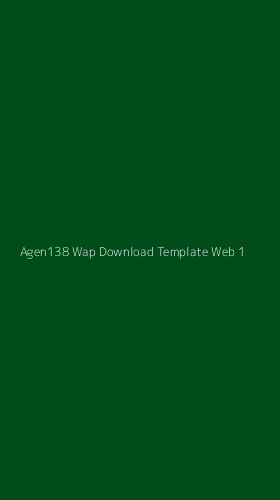 Tampilan Antarmuka Aplikasi Agen138 Wap Download Template Web - 1