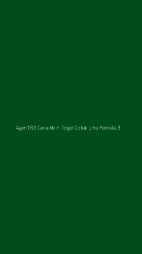 Tampilan Antarmuka Aplikasi Agen183 Cara Main Togel Colok Jitu Pemula - 3