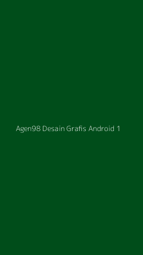 Tampilan Antarmuka Aplikasi Agen98 Desain Grafis Android - 1