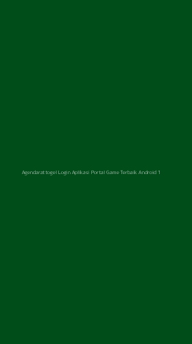 Tampilan Antarmuka Aplikasi Agendarattogel Login Aplikasi Portal Game Terbaik Android - 1