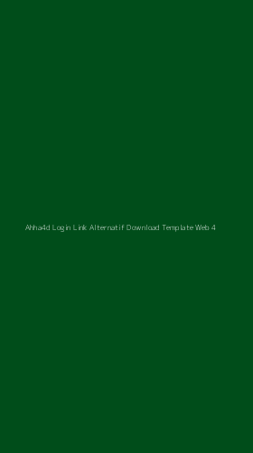 Tampilan Antarmuka Aplikasi Ahha4d Login Link Alternatif Download Template Web - 4