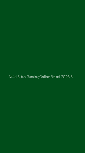 Tampilan Antarmuka Aplikasi Ak4d Situs Gaming Online Resmi 2026 - 3