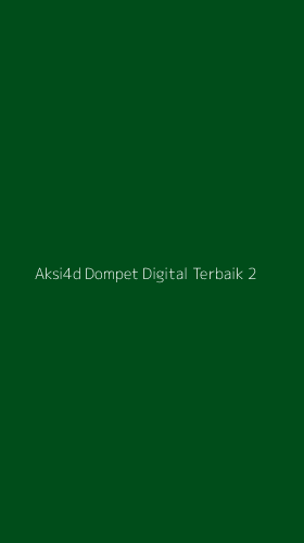 Tampilan Antarmuka Aplikasi Aksi4d Dompet Digital Terbaik - 2