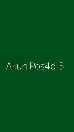 Tampilan Antarmuka Aplikasi Akun Pos4d - 3