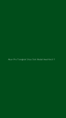 Tampilan Antarmuka Aplikasi Akun Pro Tiongkok Situs Slot Modal Awal Kecil - 1